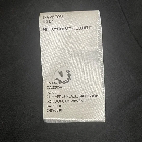 Free People Black and White Floral Like a Lady Mini Dress Large - Picture 6 of 9